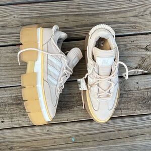 IVY Park x Adidas Cream and Tan Women's Sneakers